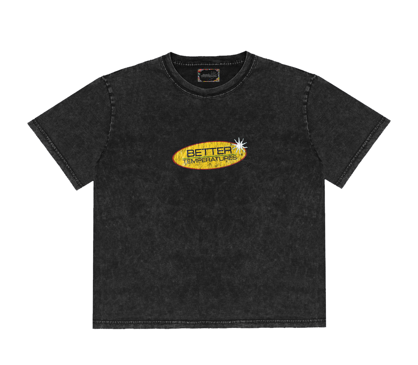 Better Temperatures™ Oval Logo Tee – Vintage Black